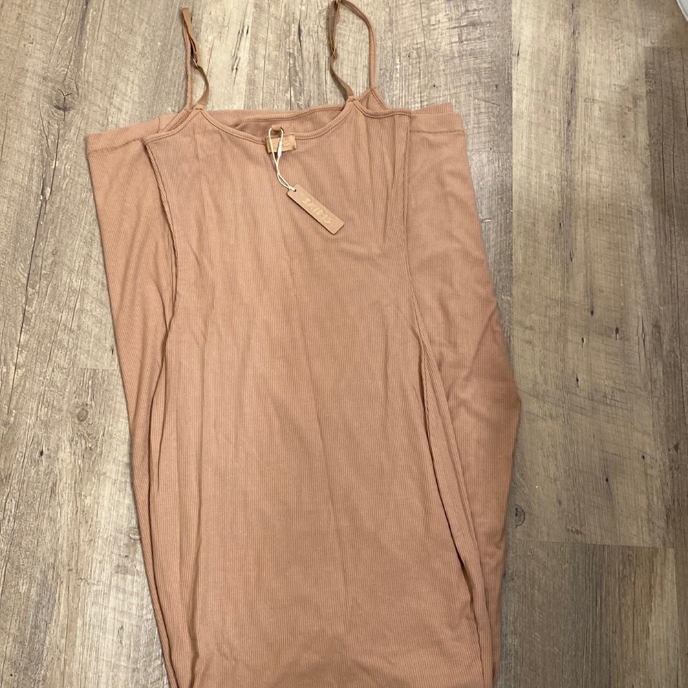 SKIMS Ribbed Long Slipdress